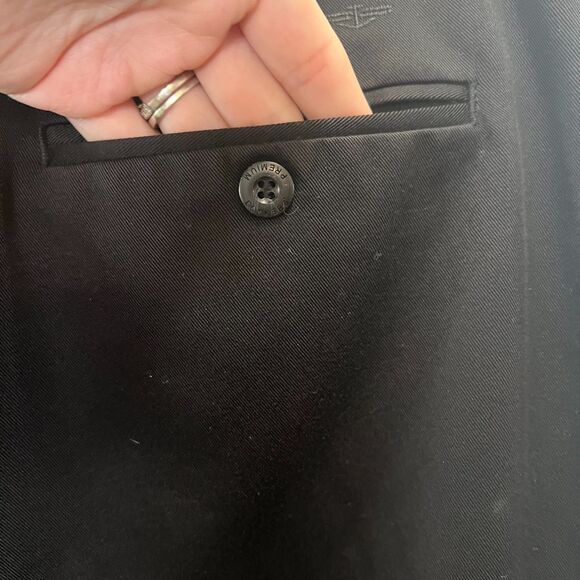 Dockers Premium Men's Size W34 L31 Black Relaxed Fit Business Casual Pants - Picture 8 of 12